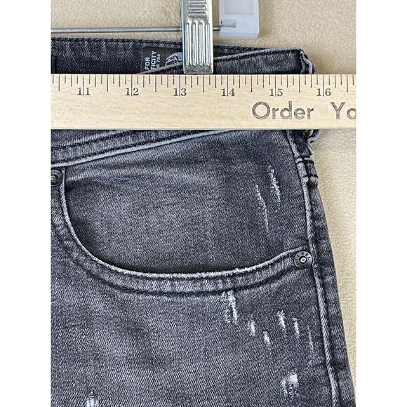 Diesel Jeans Men 29x32 Black Buster Distressed Stretch Denim Casual Preppy Adult - Picture 3 of 15